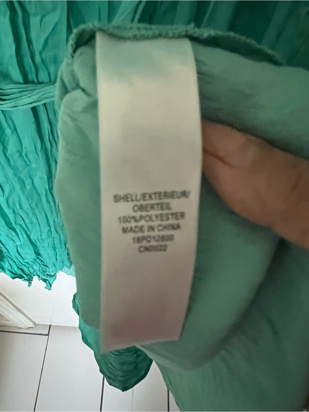 Sleeveless V-Neck Crinkled Midi Dress in Teal - Picture 3 of 5